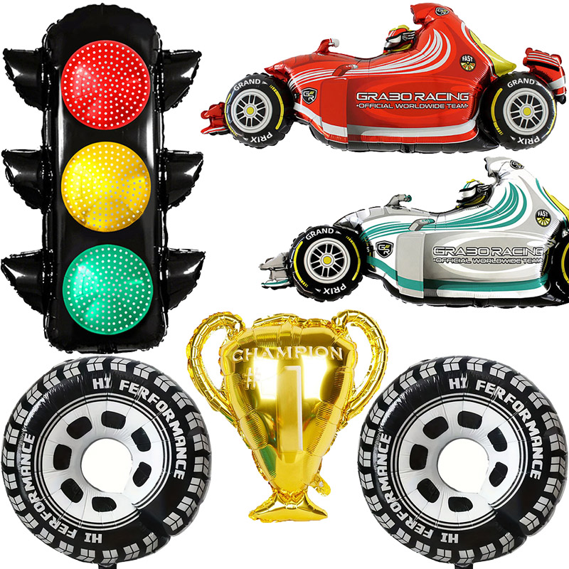 Lighting Mcqueen Decor - Race Car Party Aluminum Foil Balloon