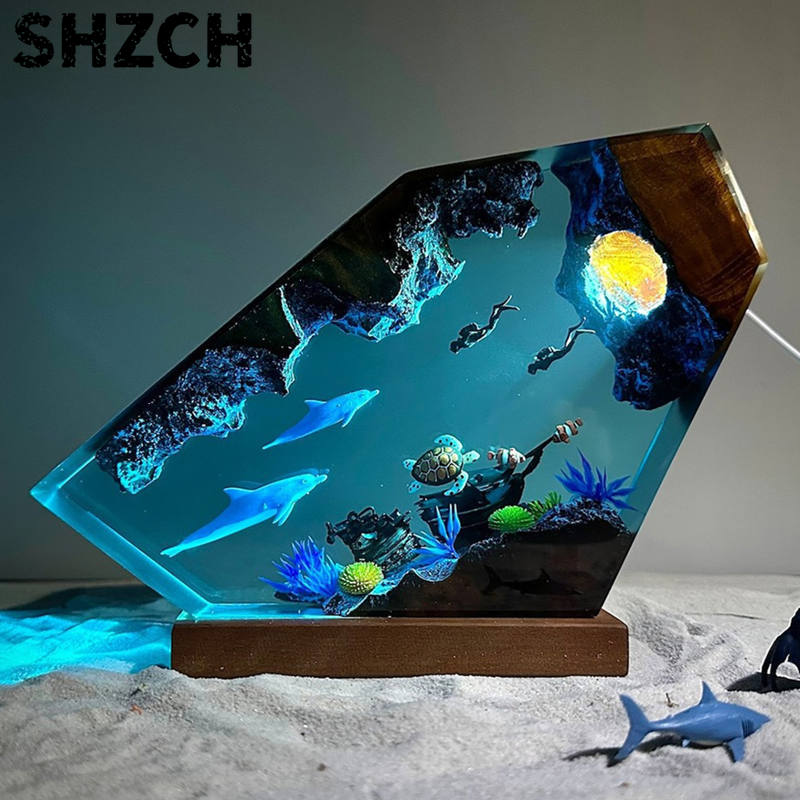 Seabed World Diving Resin Stat - Lighting World Decor 评论和价格