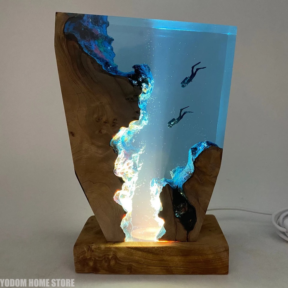 New Seabed World Organism Resi - Lighting World Decor 评论和价格