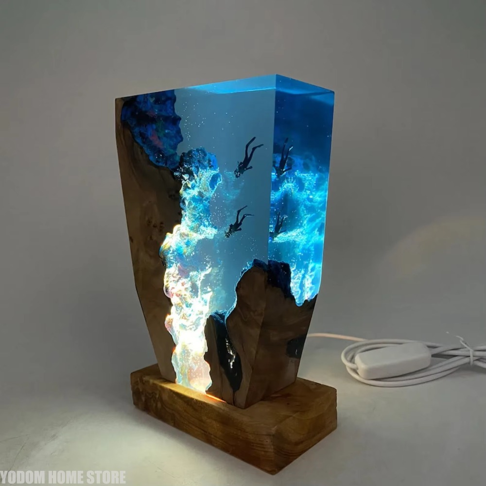 New Seabed World Organism Resi - Lighting World Decor 评论和价格
