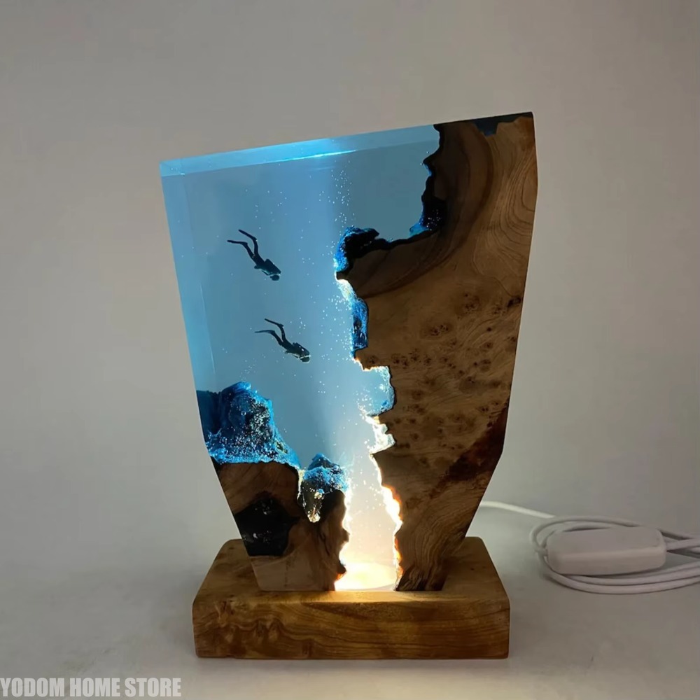 New Seabed World Organism Resi - Lighting World Decor 评论和价格