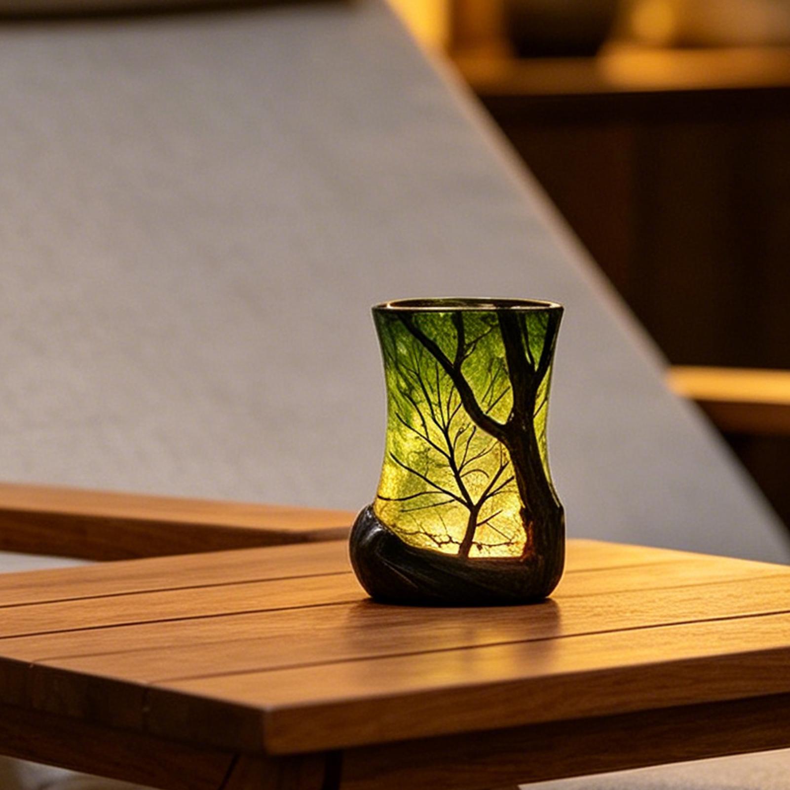 Bedside Table Lamp Forest Nigh - Lighting Decoration In Bedroom 评论和价格