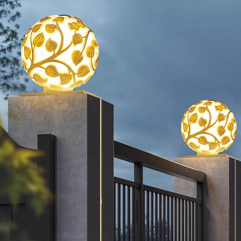 Outdoor column lights solar LE - Garden Lighting Decor 评论和价格