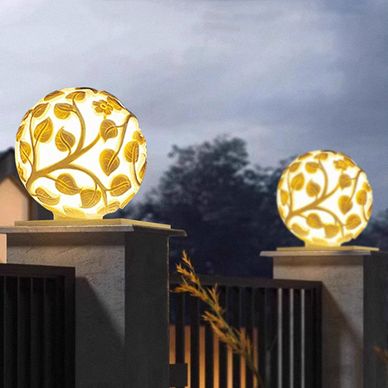 Outdoor column lights solar LE - Garden Lighting Decor 评论和价格