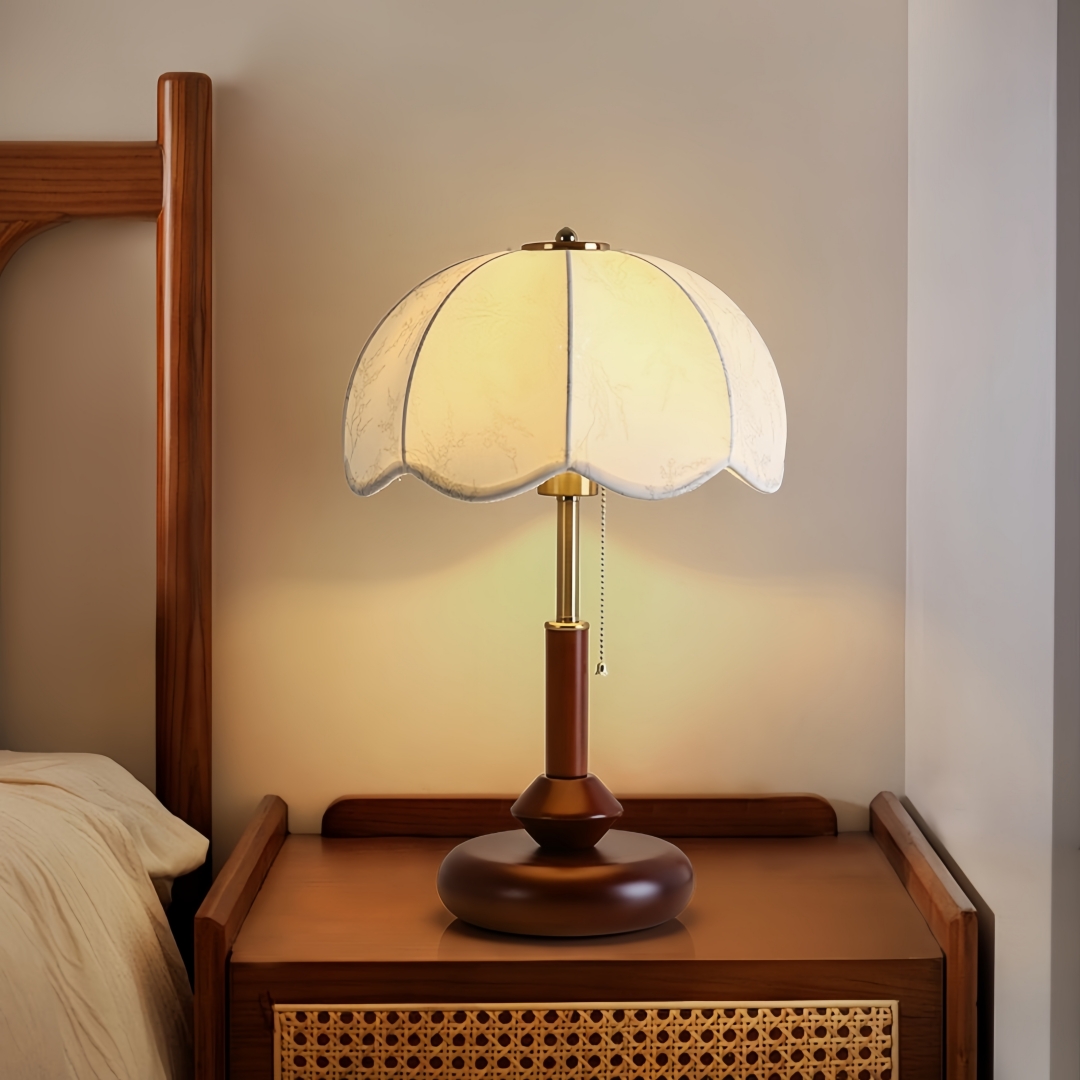 Vintage Scalloped Dome Table L - Lighting Decoration In Bedroom 评论和价格