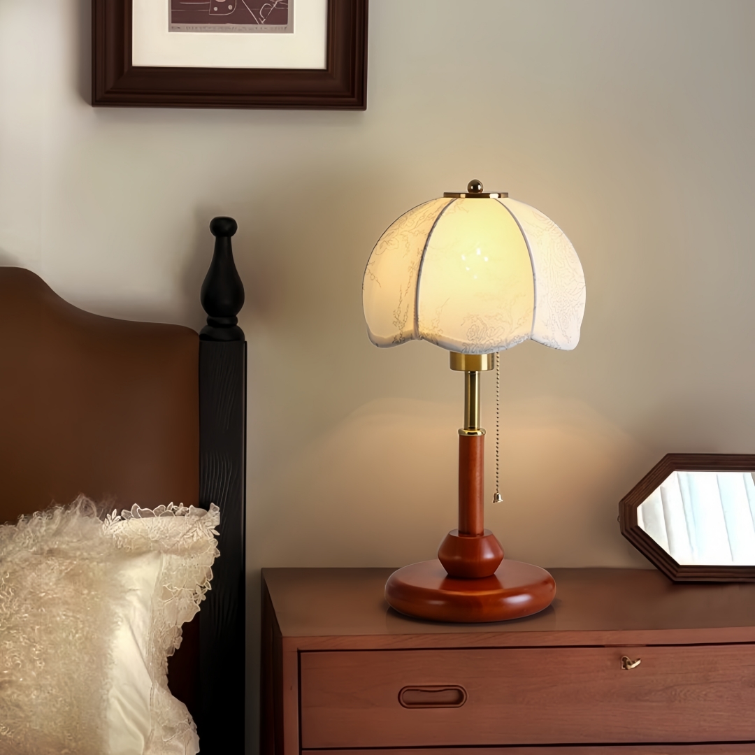Vintage Scalloped Dome Table L - Lighting Decoration In Bedroom 评论和价格