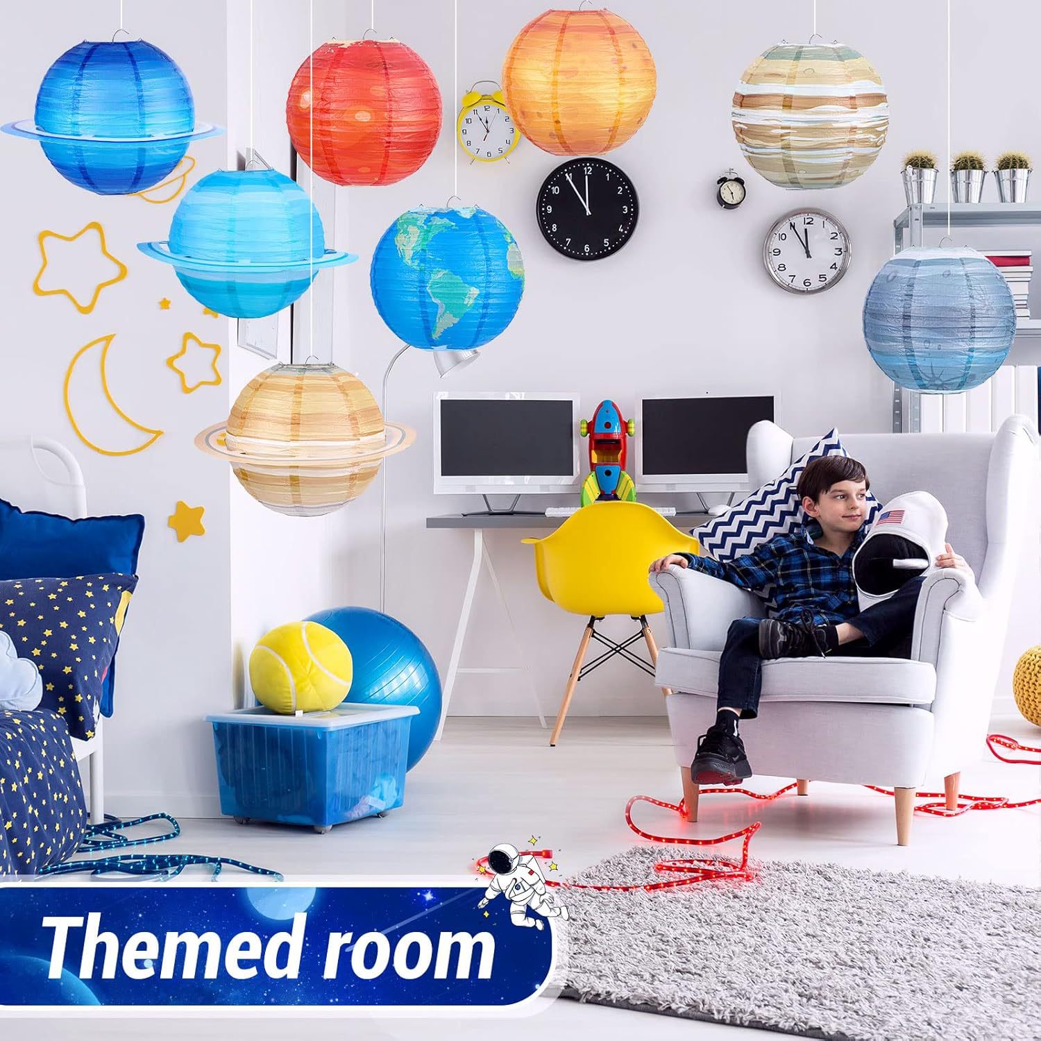 Solar System Creative Planet P - Lantern Paper Solar 评论和价格