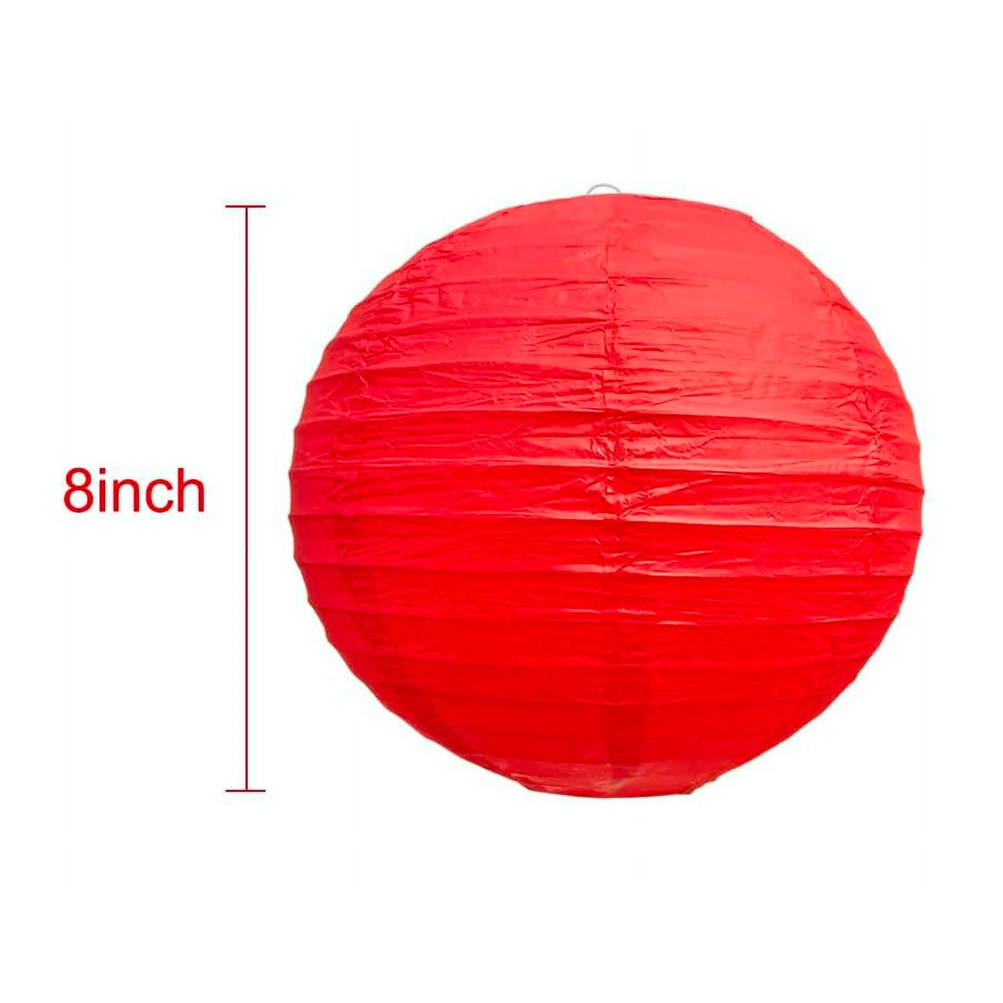 Paper Lanterns (8-Inch (20 cm) - Lantern Paper Solar 评论和价格