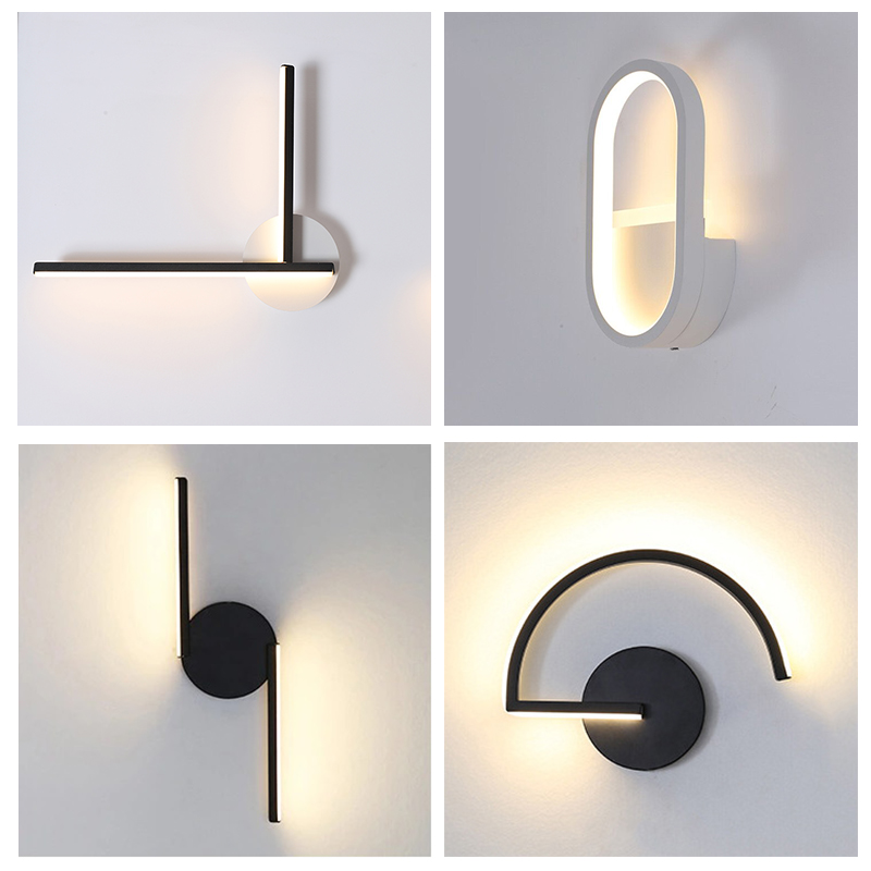 Modern Nordic LED Wall Lamp, M - Lighting Decoration In Bedroom 评论和价格