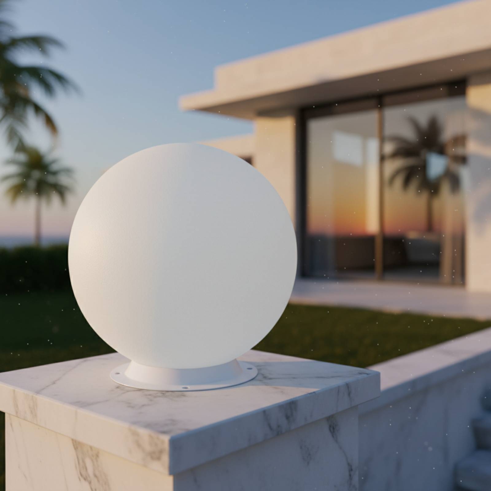 Solar Post Cap Light Dusk to D - Garden Lighting Decor 评论和价格