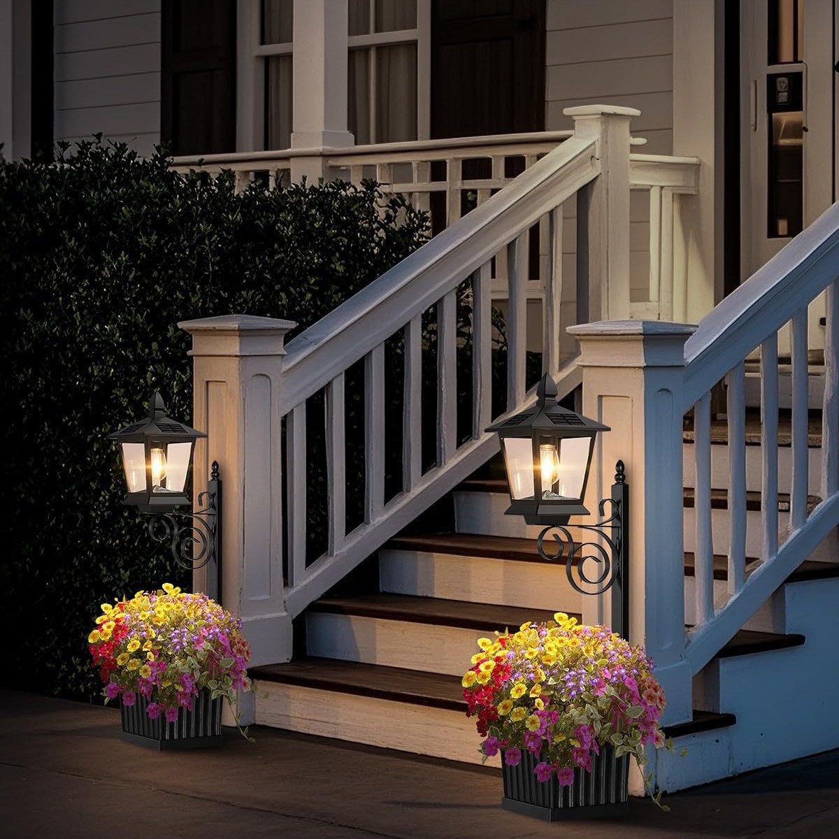 2 in 1 Solar Planter Lamp Wate - Garden Lighting Decor 评论和价格
