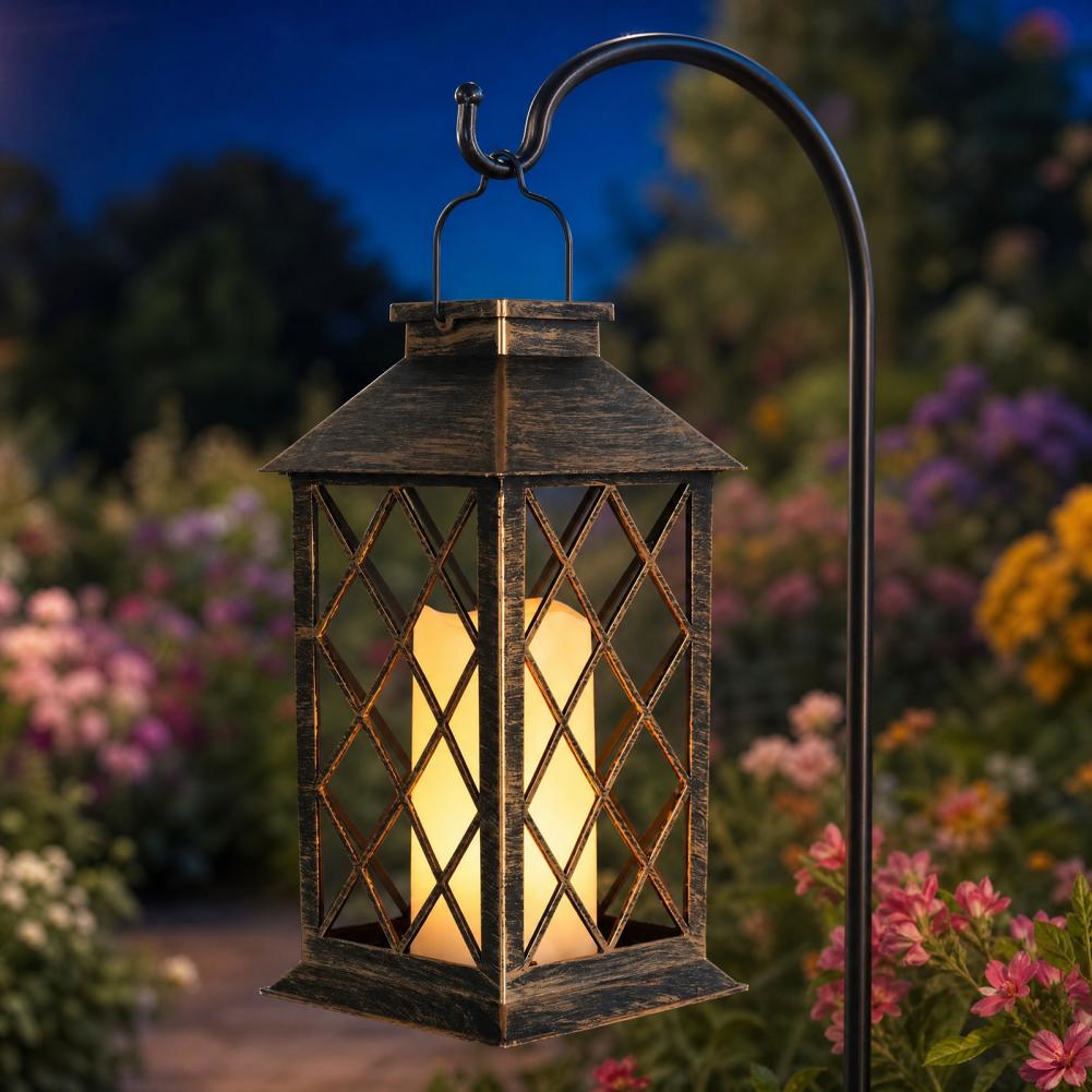 Retro Solar Lantern, Outdoor S - Garden Lighting Decor 评论和价格