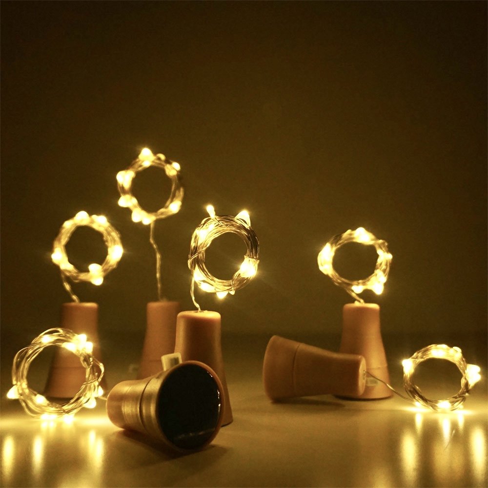 10/20LEDs Solar Wine Bottle St - Lantern Paper Solar 评论和价格