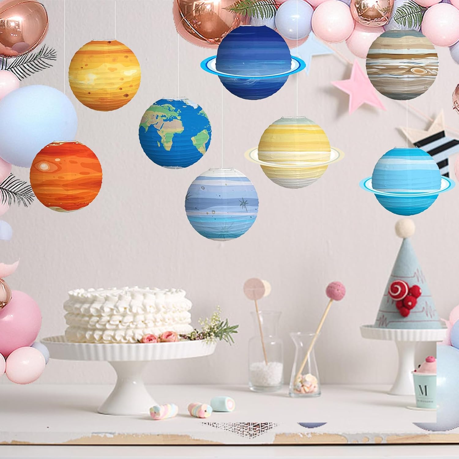 1PCS Solar System Eight Planet - Lantern Paper Solar 评论和价格