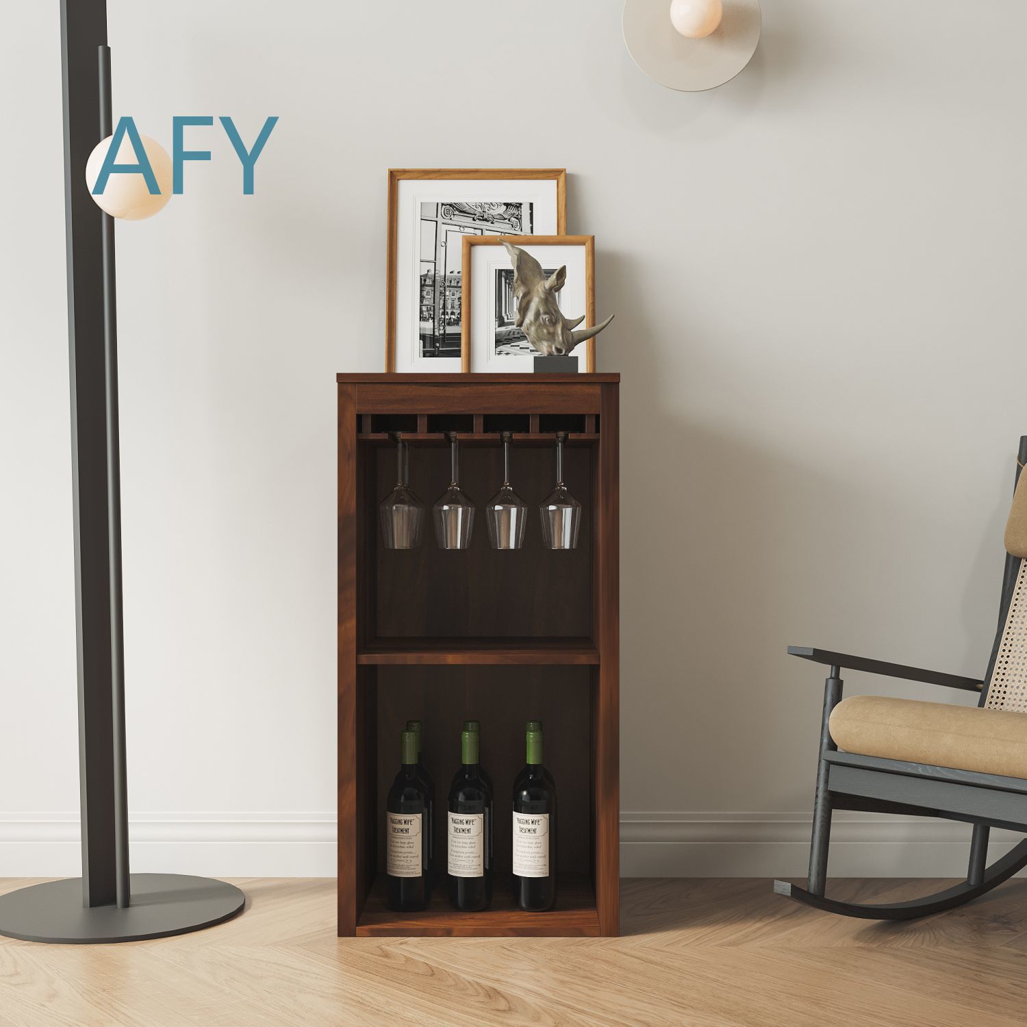 Brown Walnut Color Modular Win - Muji Home Storage 评论和价格