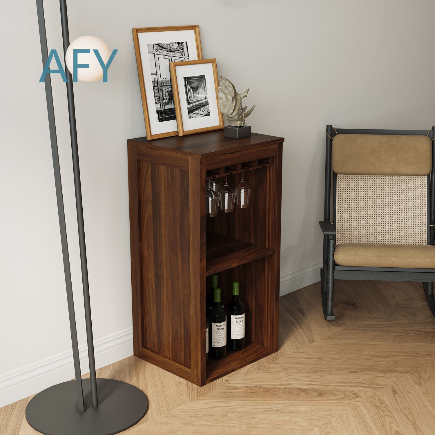 Brown Walnut Color Modular Win - Muji Home Storage 评论和价格