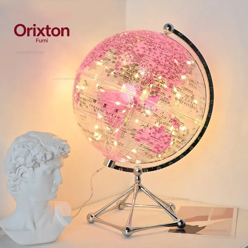 Flash LED Light World Globe,Tr - Lighting World Decor 评论和价格
