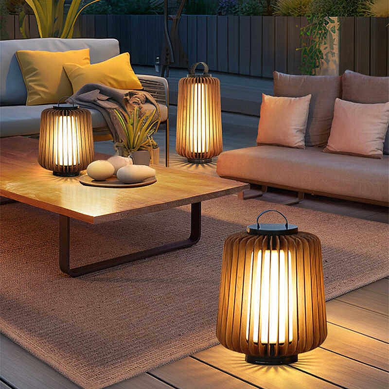 Luminous floor lamp courtyard  - Garden Lighting Decor 评论和价格
