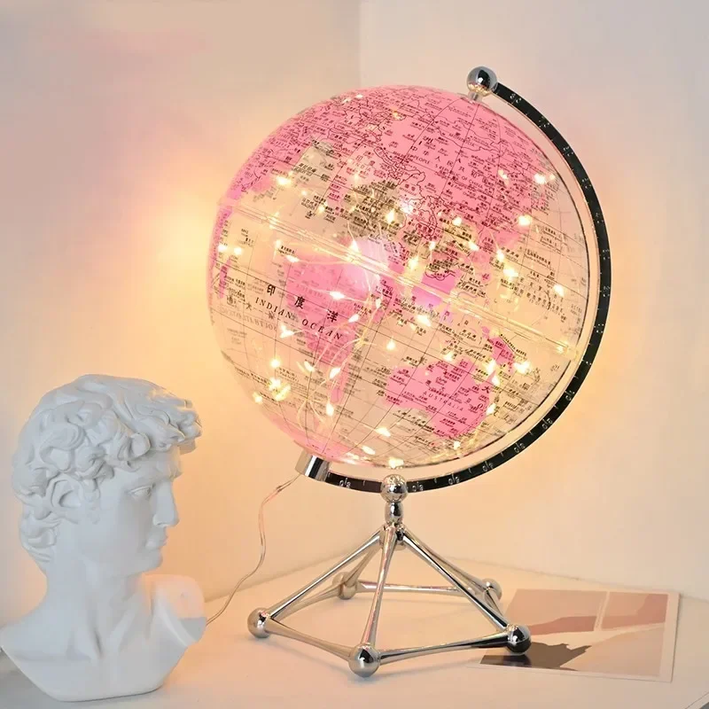 Flash LED Light World Globe, T - Lighting World Decor 评论和价格