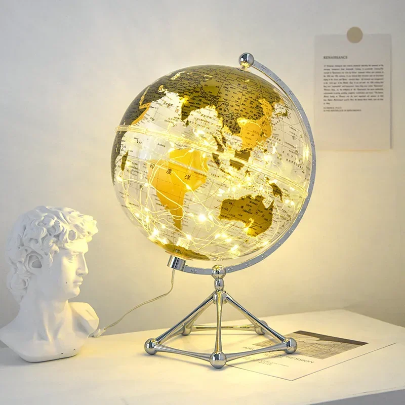 Flash LED Light World Globe, T - Lighting World Decor 评论和价格